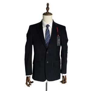 Tommy Hilfiger Sport Coat Men's 38 Short Conrad Navy Blue Corduroy NEW